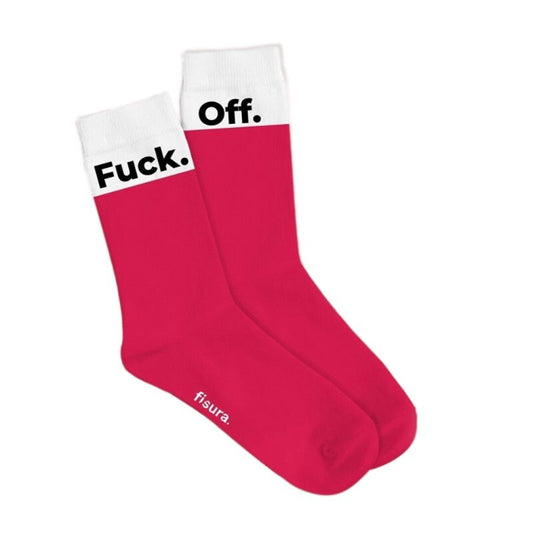 Socks F#ck Off Magenta - Fisura