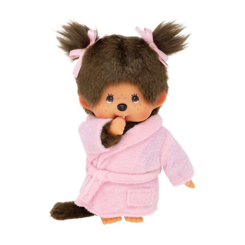 Knuffel Pink Bathrobe Girl – Monchhichi