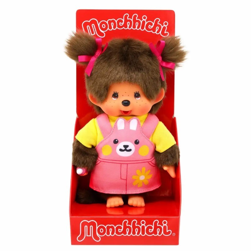 Knuffel Pink Animal Dress Girl – Monchhichi