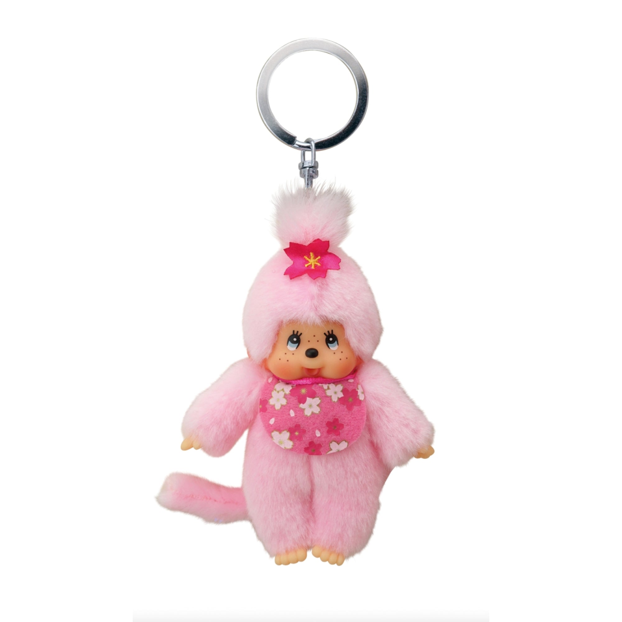 Cherry Blossom Keychain - Monchhichi