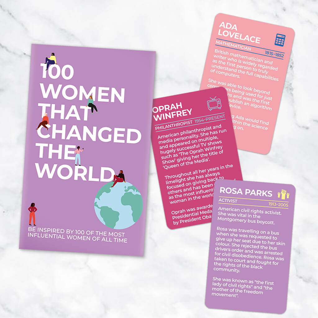 100 Women That Changed The World - Gift Republic 