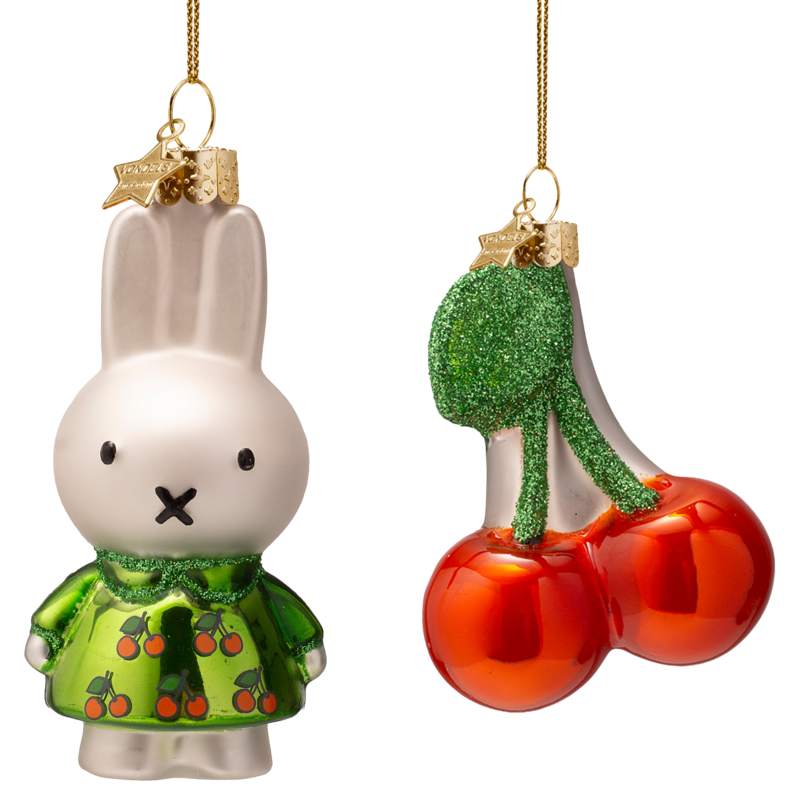 Easter Ornament Set Miffy &amp; Cherry - Vondels