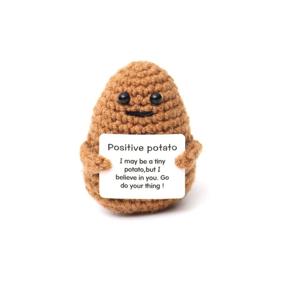 Positive Potato Brown Lucky Cuddle Toy