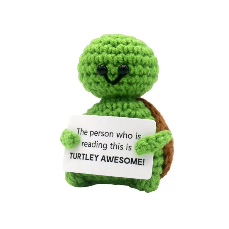 Geluksknuffeltje Positive Turtle