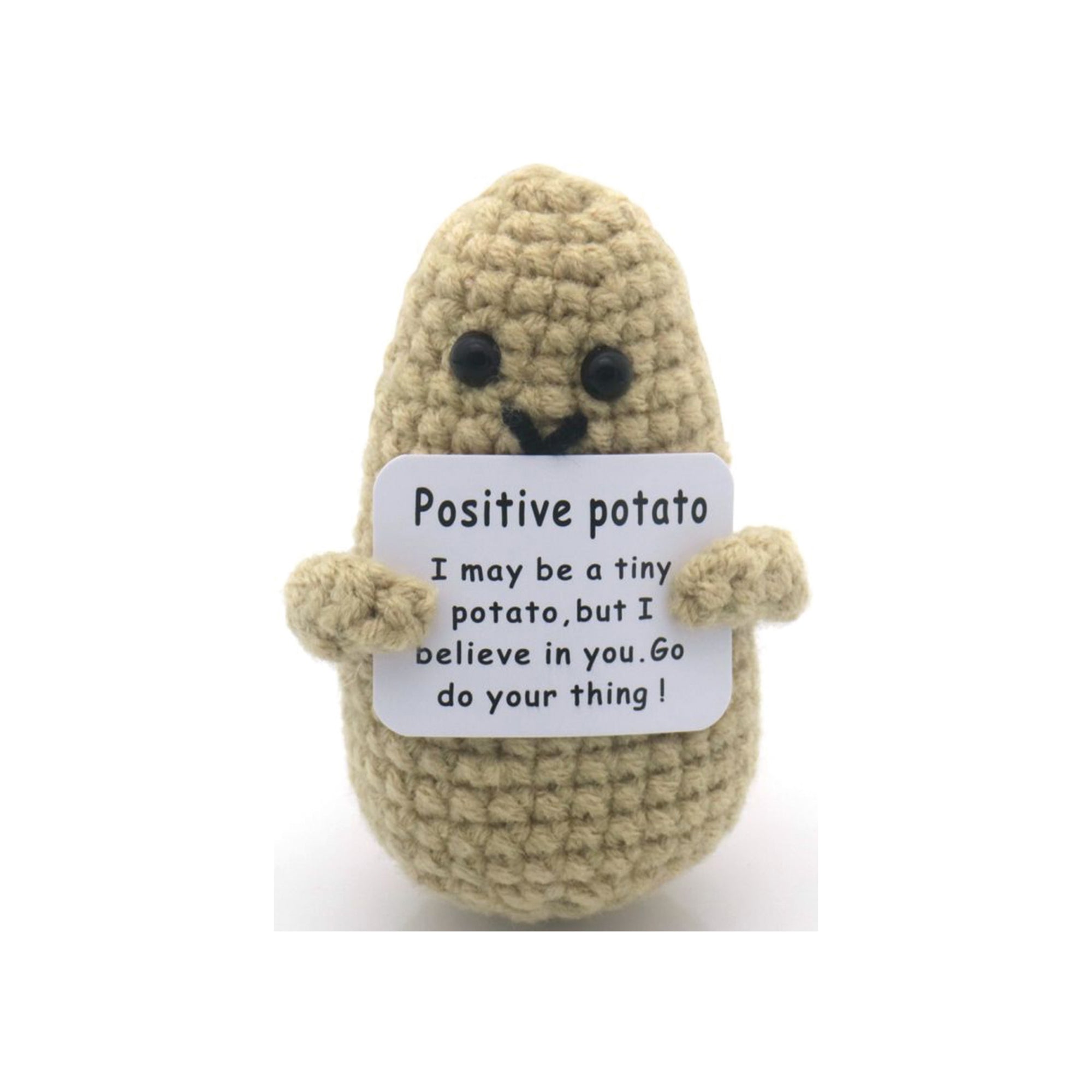 Geluksknuffeltje Positive Potato Brown