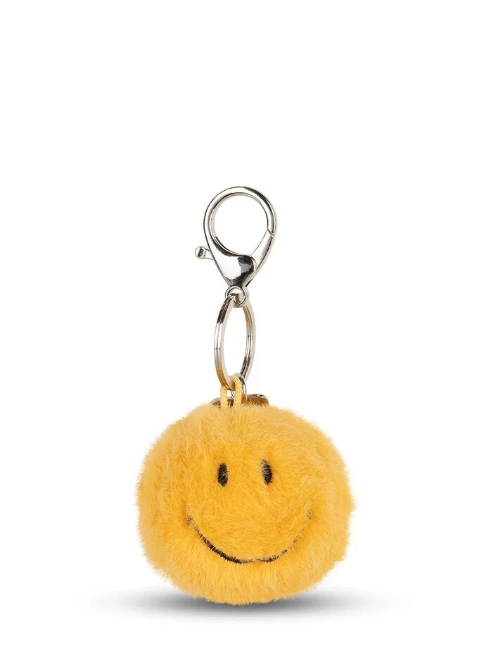 Sleutelhanger Smiley ECO Fuzzy Geel – Bon Ton Toys