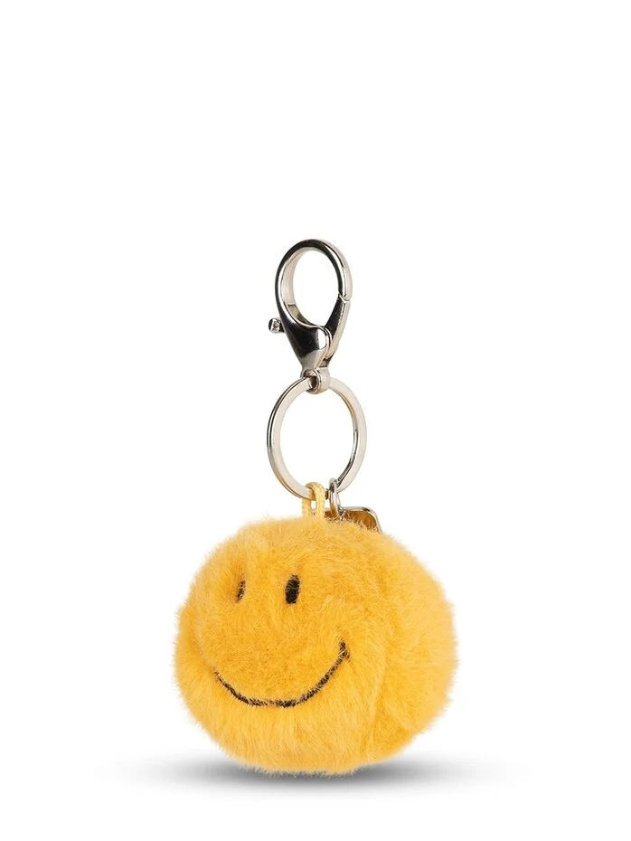 Sleutelhanger Smiley ECO Fuzzy Geel – Bon Ton Toys