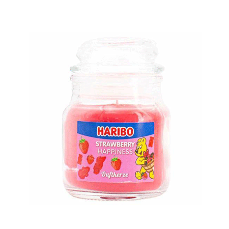 Candle Strawberry Happiness Small - Haribo