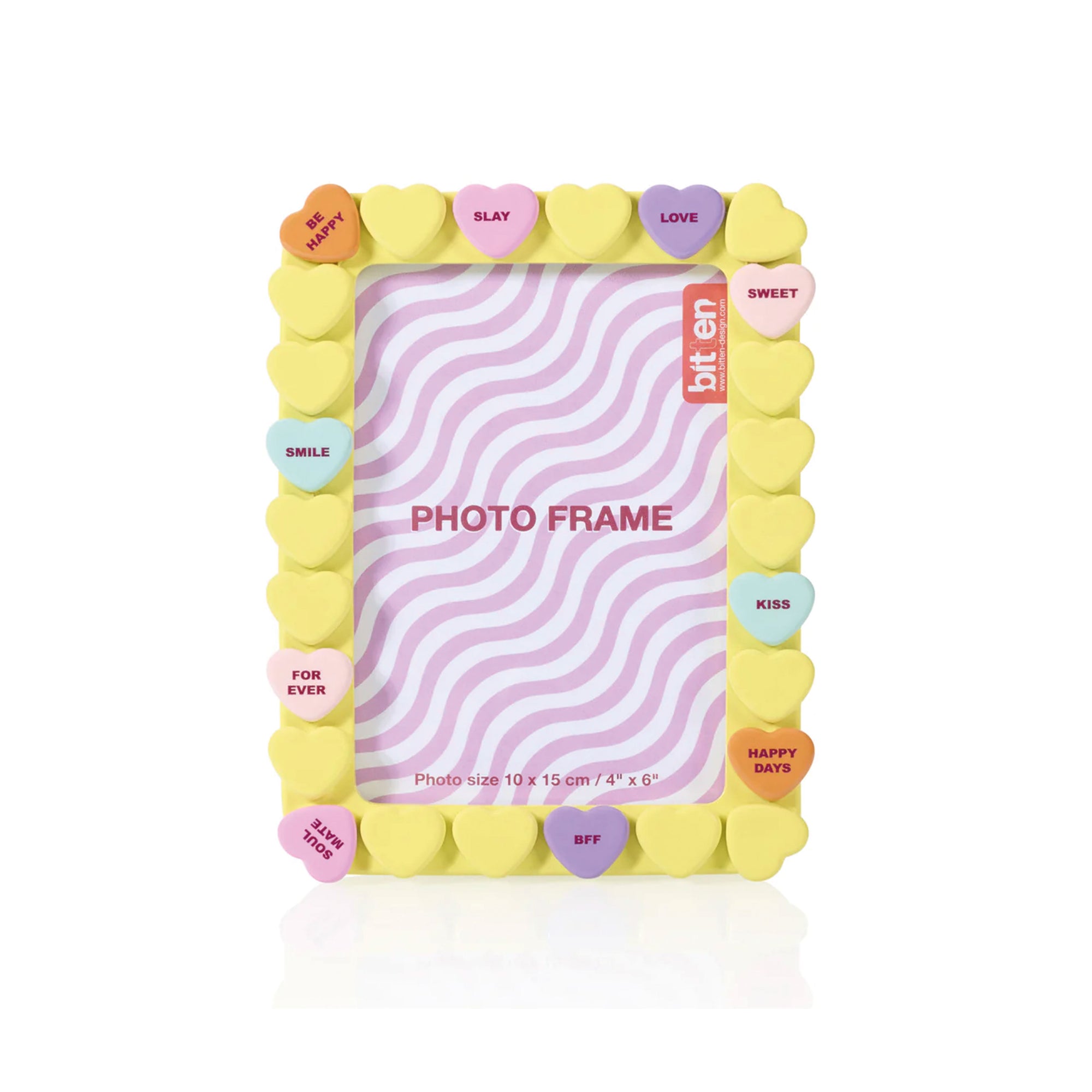 Fotolijst Sweet Heart Geel - Bitten