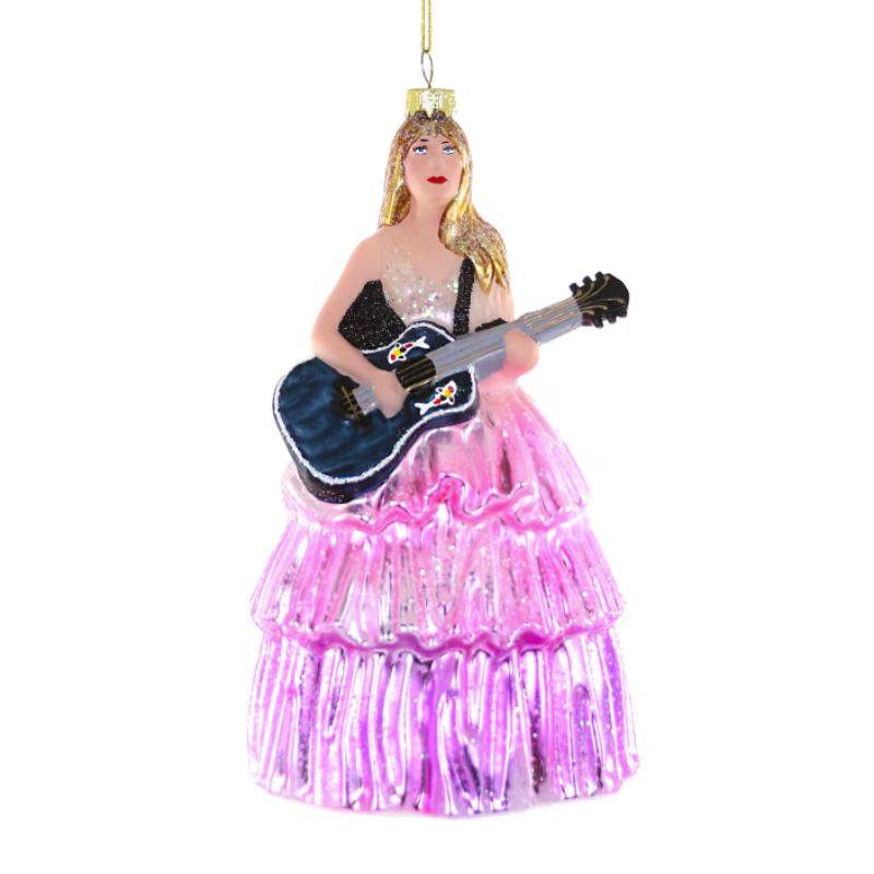 Kerst Ornament Taylor Swift Pink Dress - Cody Foster