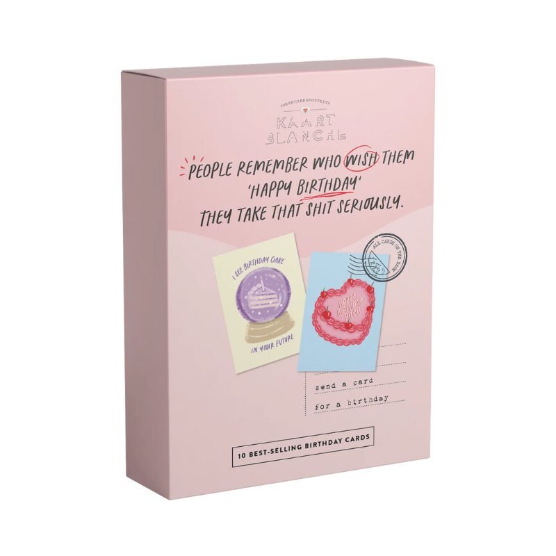 Birthday Box Card Set - Card Blanche