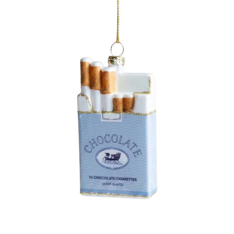Kerstornament Chocolade Sigarretten - Yup in de boom