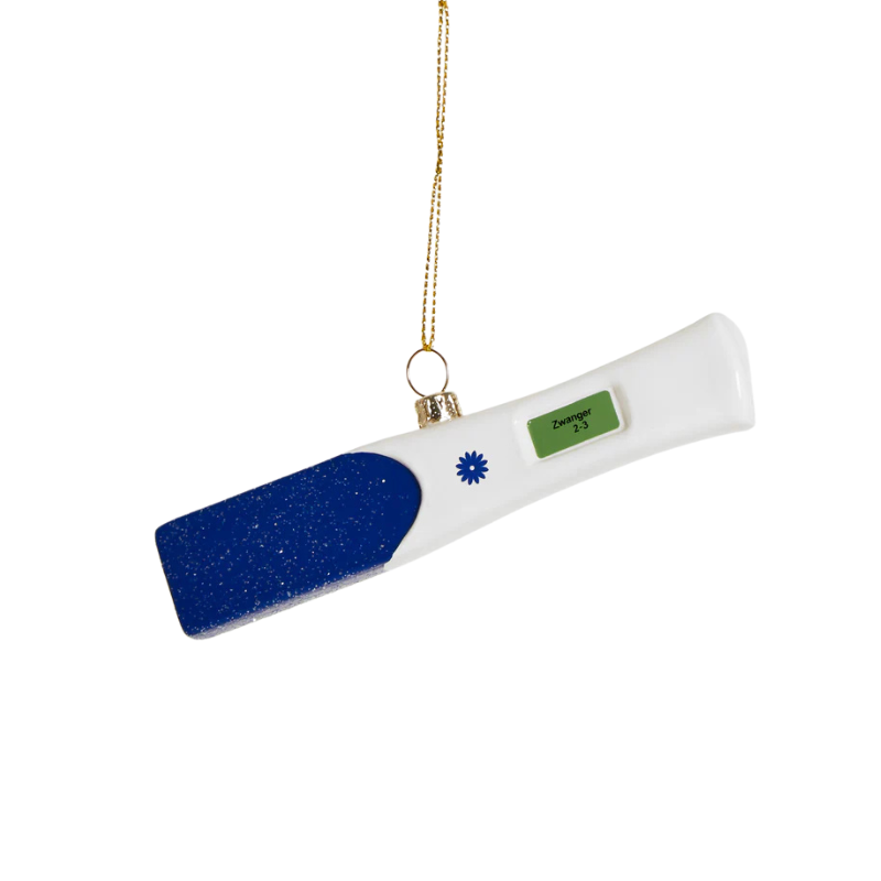 Christmas Ornament Pregnancy Test - Yup In De Boom