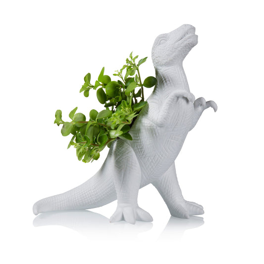Plant pot Tyrannosaurus Rex - Bitten