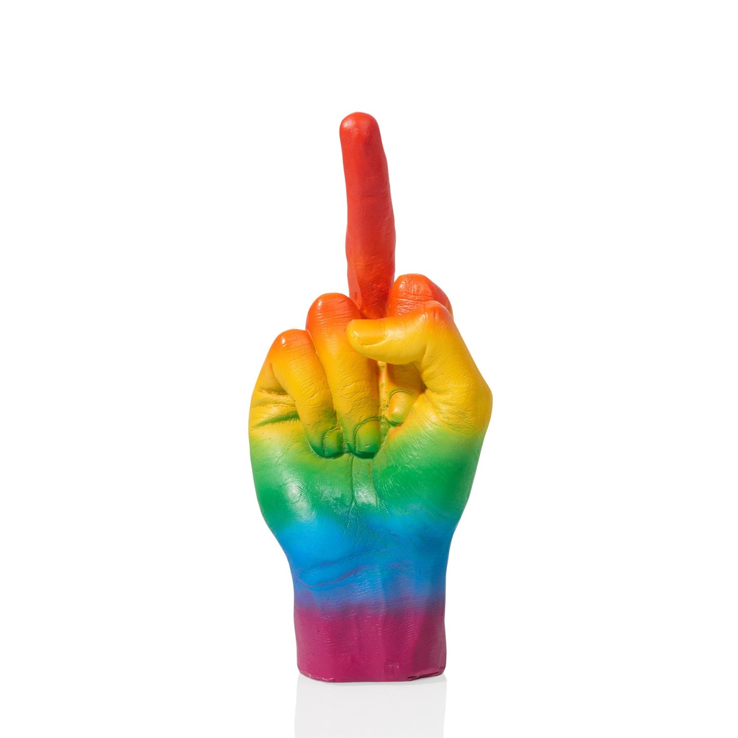 Sculpture The Finger Rainbow - Bitten
