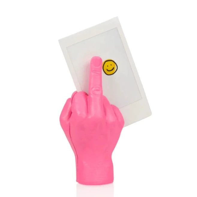 Photo Holder Magnetic The Finger Pink - Bitten