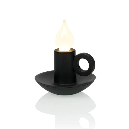 Kandelaar Oplaadbaar Lampje Zwart - Bitten