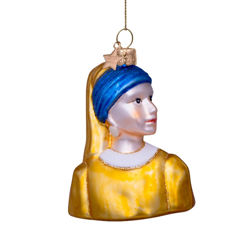 Christmas Ornament Girl with a Pearl Earring - Vondels 