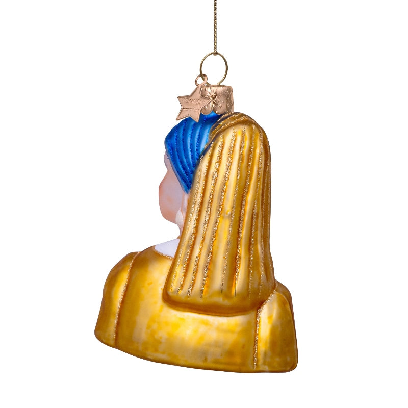 Kerst Ornament Meisje met de Parel - Vondels