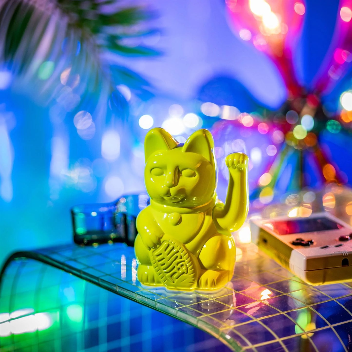 Decoratie Lucky Cat Miami Nights - Donkey