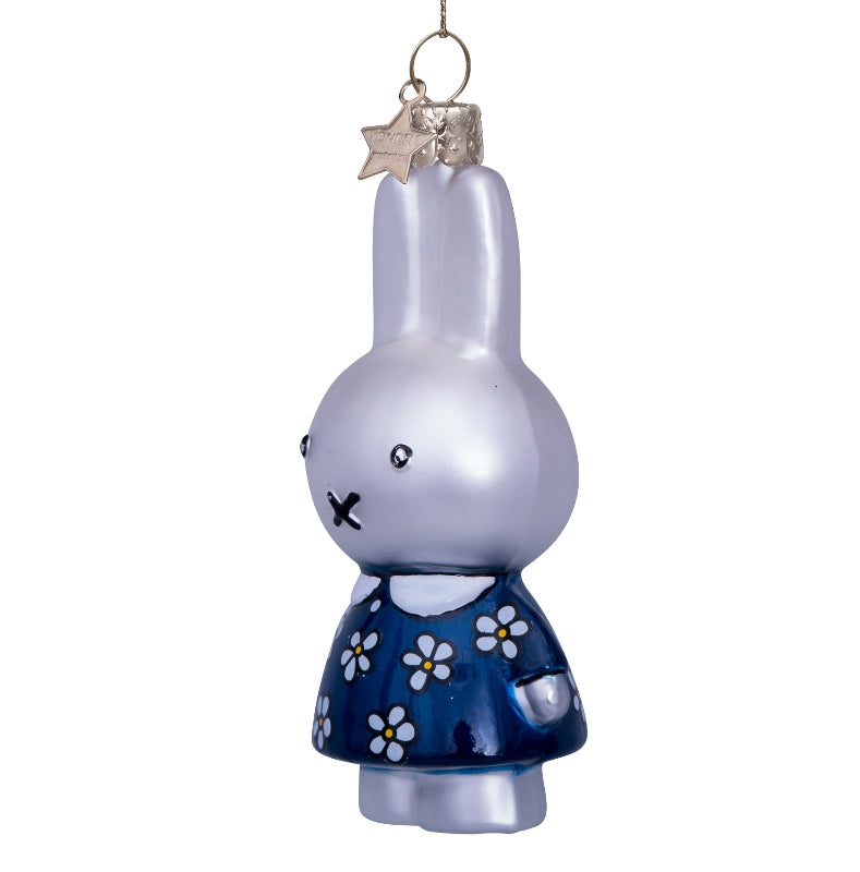 Christmas Ornament Miffy Blue Flower Dress - Vondels