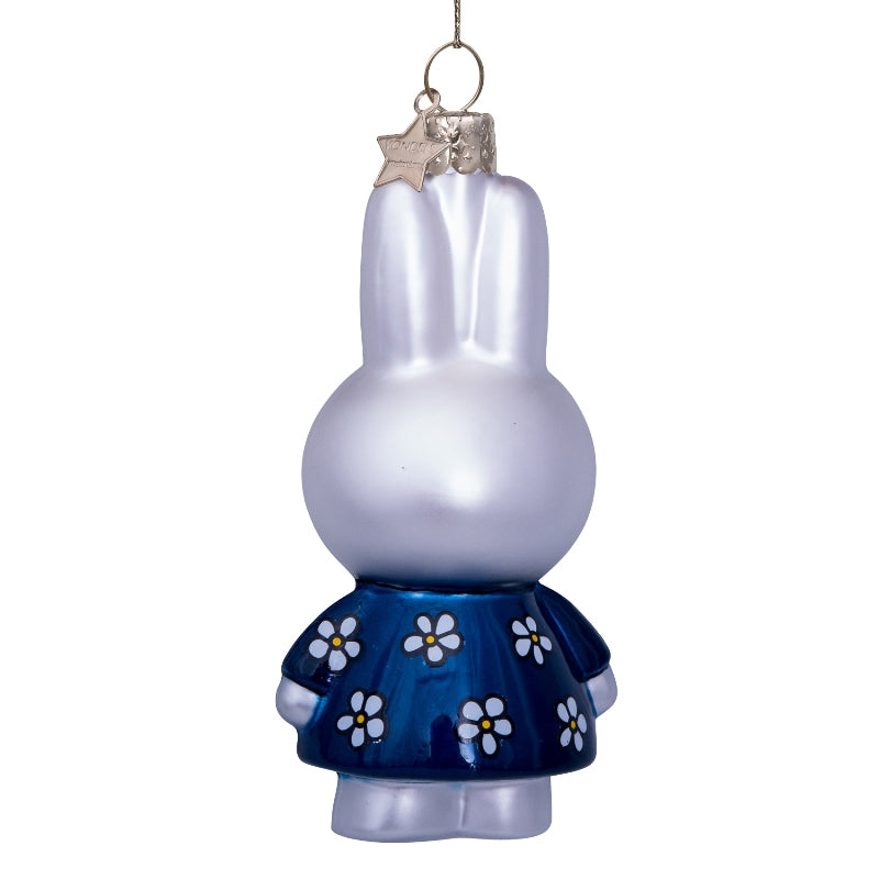 Weihnachtsschmuck Miffy Blue Flower Dress - Vondels 