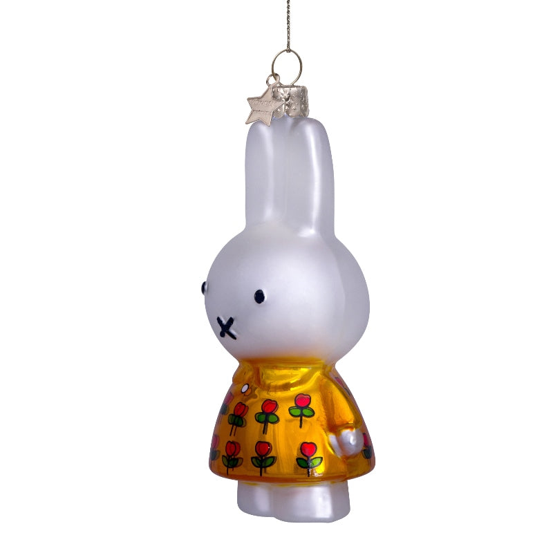 Christmas Ornament Miffy Yellow Tulip Dress - Vondels