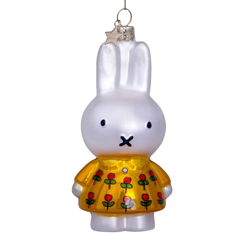 Christmas Ornament Miffy Yellow Tulip Dress - Vondels