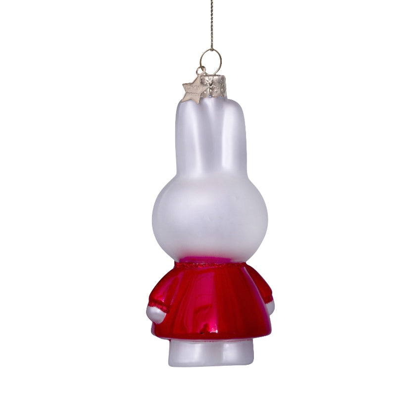 Christmas Ornament Miffy Christmas Dress - Vondels