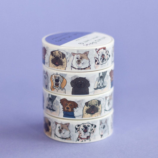 Washi Tape Dogs - Eat Mielies