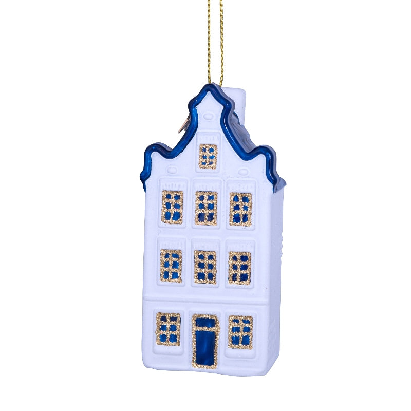 Kerst Ornament Grachtenpand - Vondels