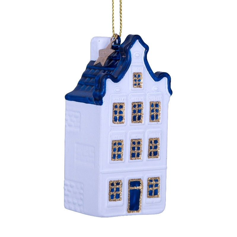 Kerst Ornament Grachtenpand - Vondels