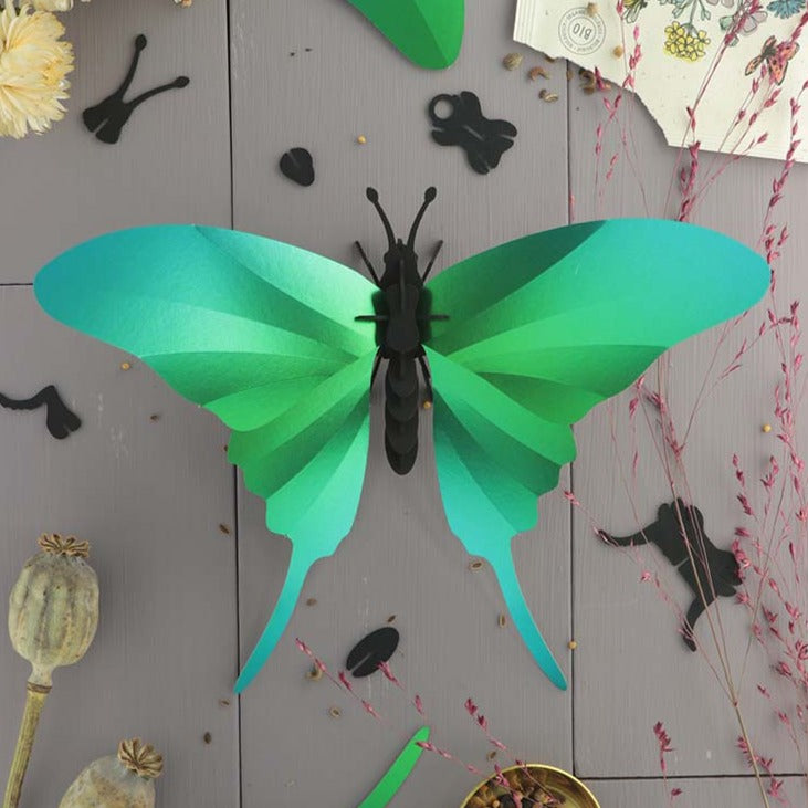 Papieren Swordtail Vlinder - Assembli