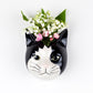 Wandvaas Kat Zwart/Wit Barney - Quail