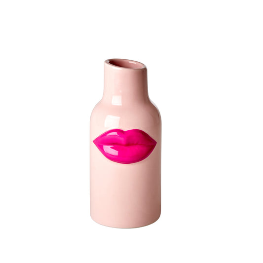 Vaasje Roze Lippen - Rice