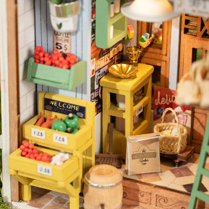 DIY Miniatuurhuis Sweet Morning Fruit Store - Robotime