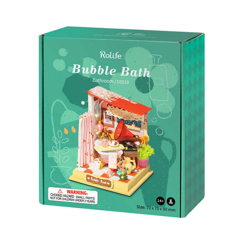 DIY Miniature House Bubble Bath (Bathroom) - Robotime 