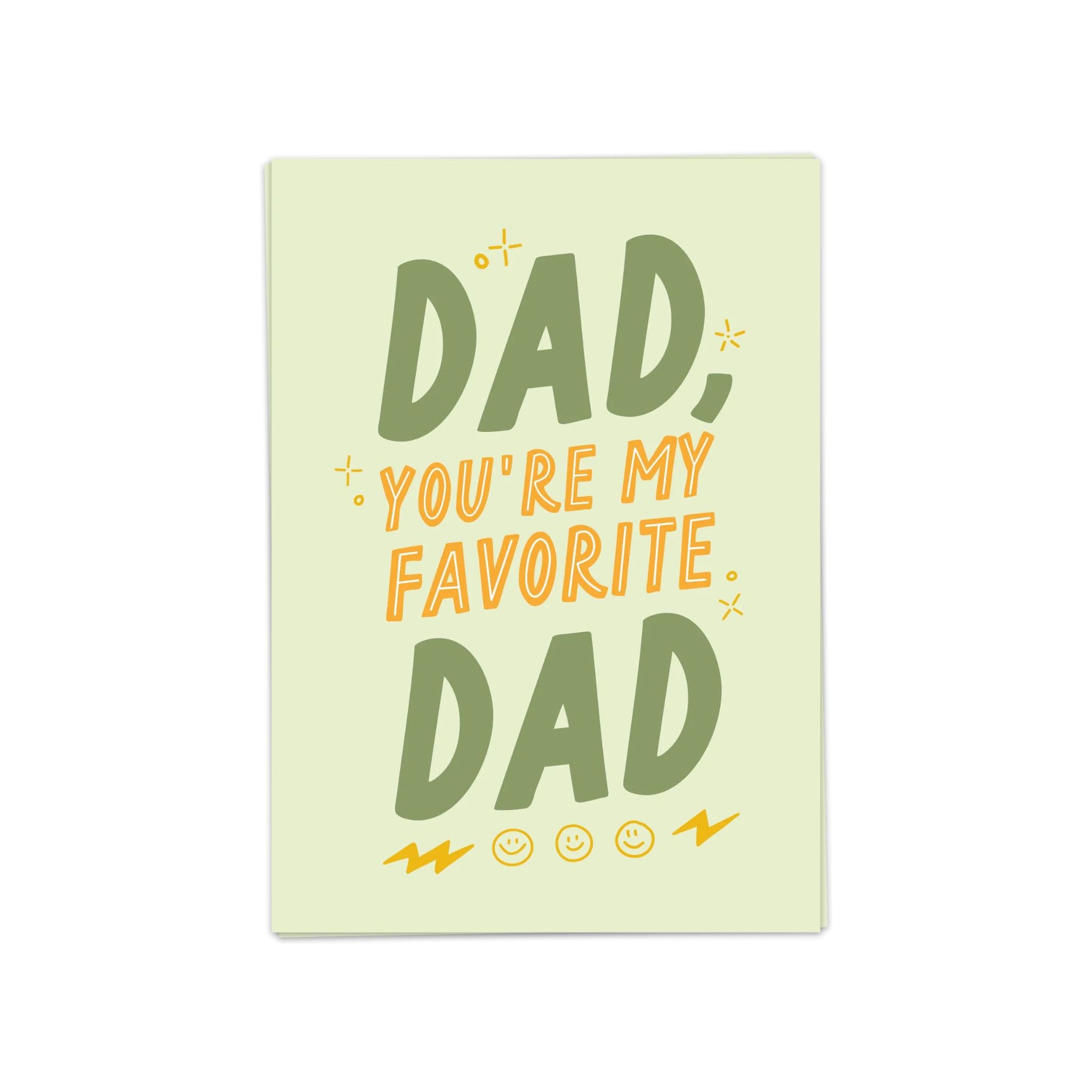 Card Fave Dad - Card Blanche