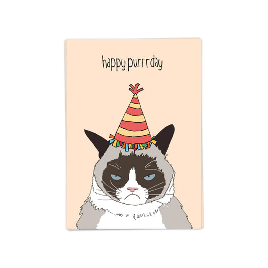 Card Happy Purrrday - Card Blanche