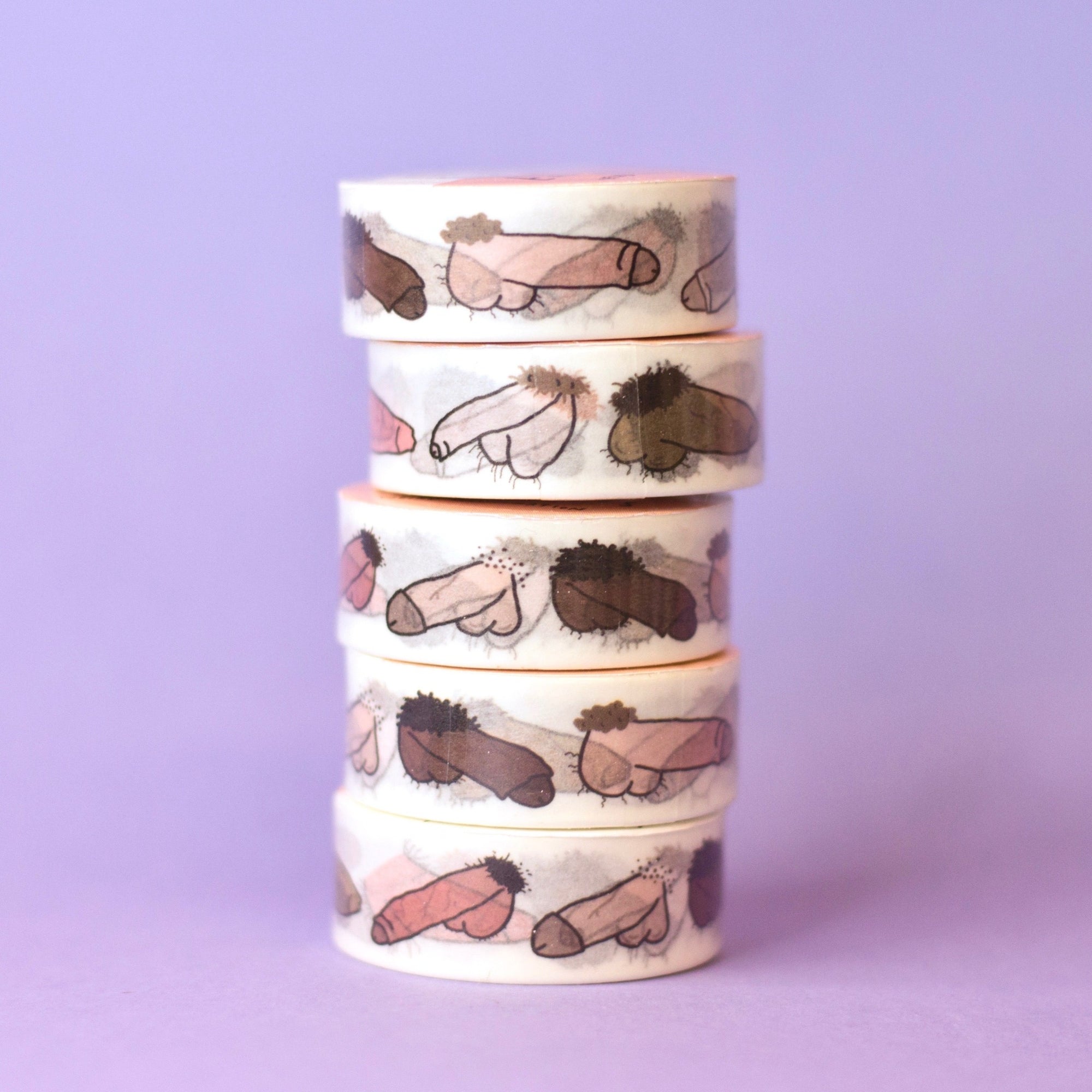 Washi Tape Hairy Willy - Eat Mielies