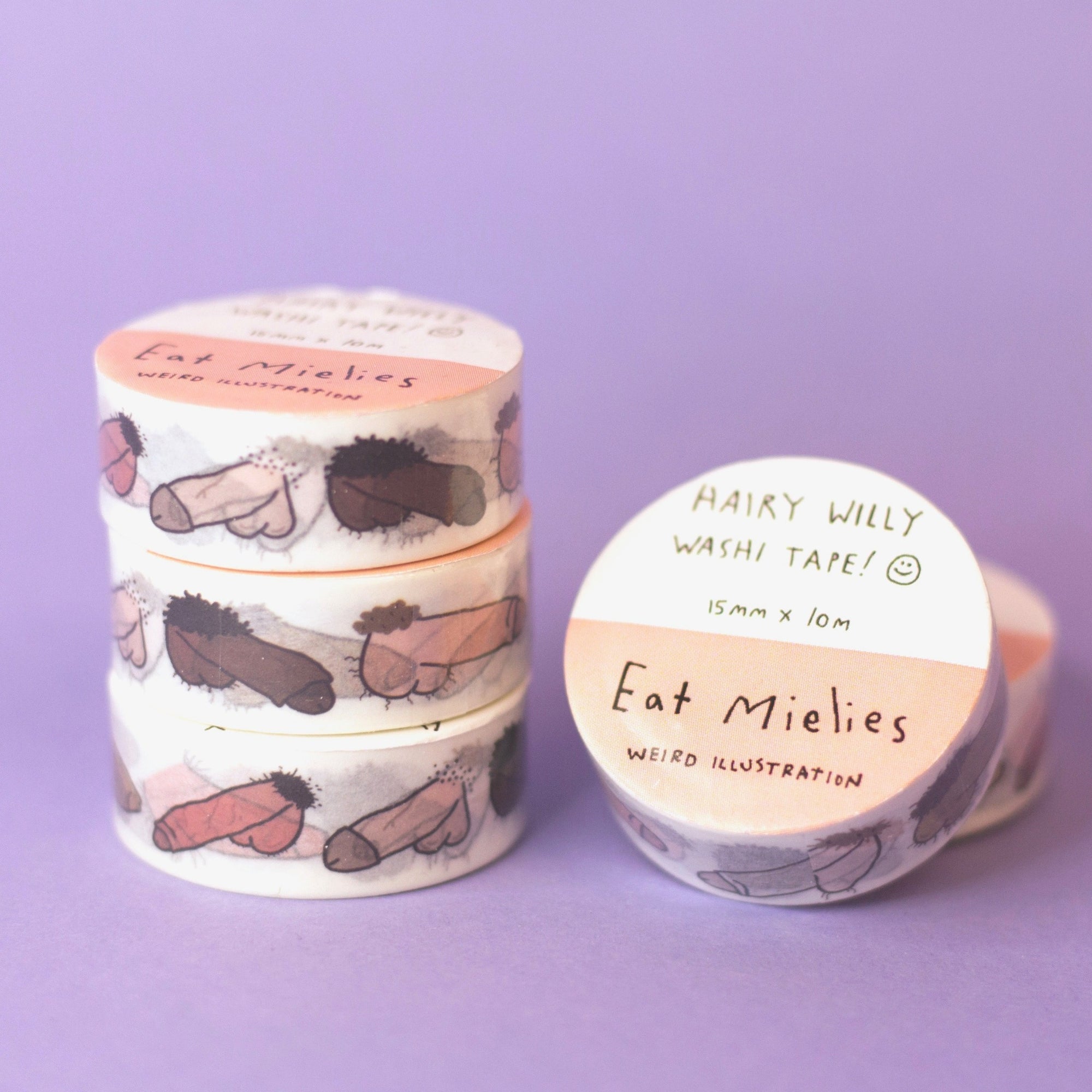 Washi Tape Hairy Willy - Eat Mielies