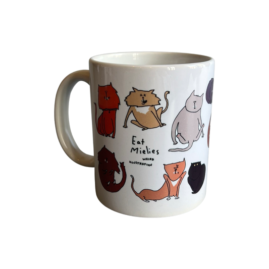 Mug Cats - Eat Mielies