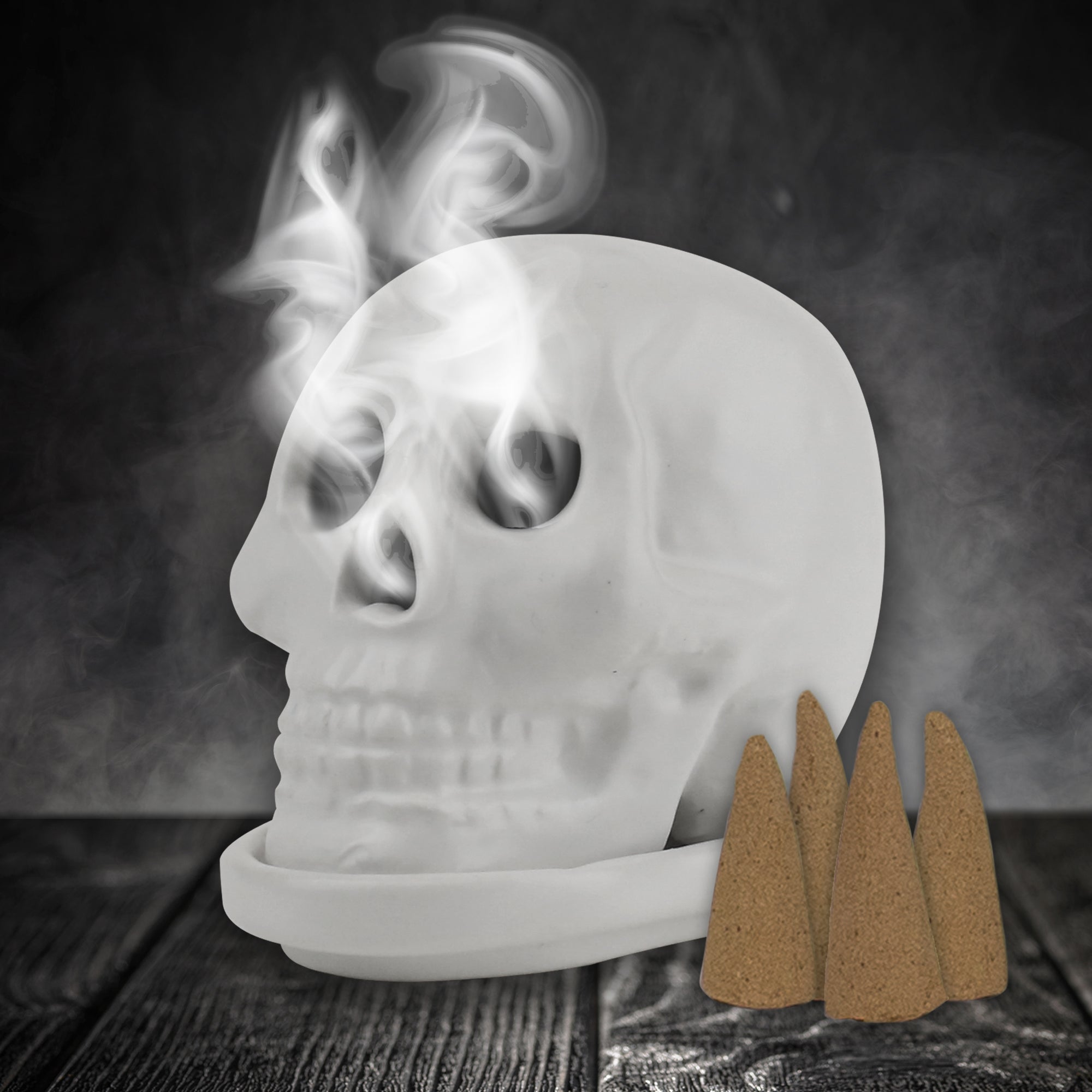 Incense holder Skull - Gift Republic