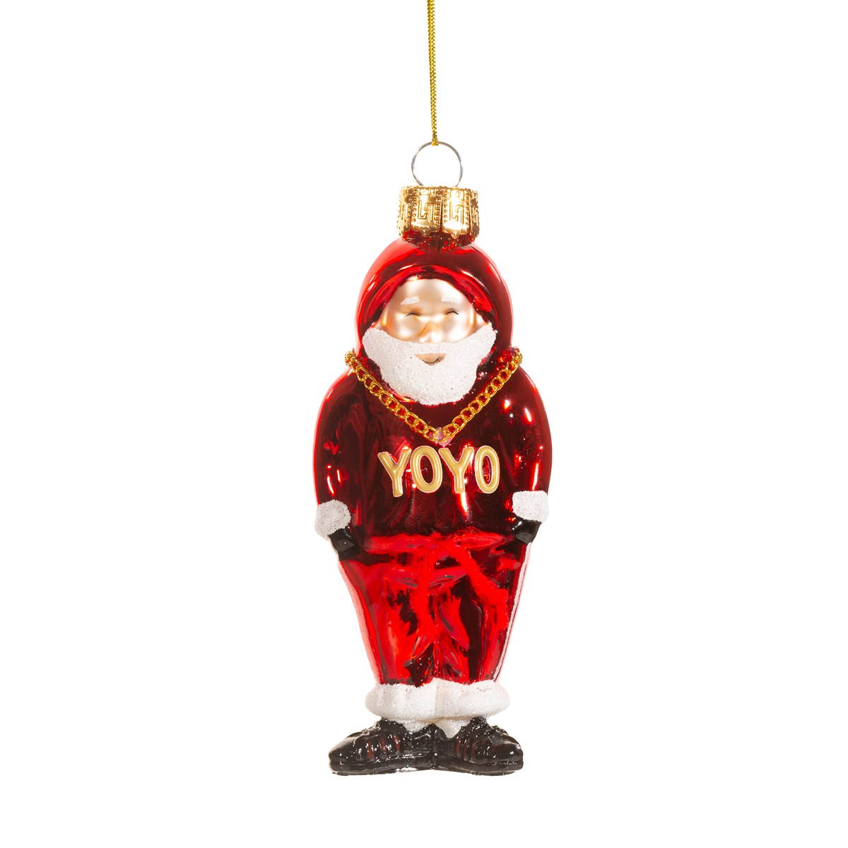 Christmas Ornament Santa YO YO YO - Sass &amp; Belle