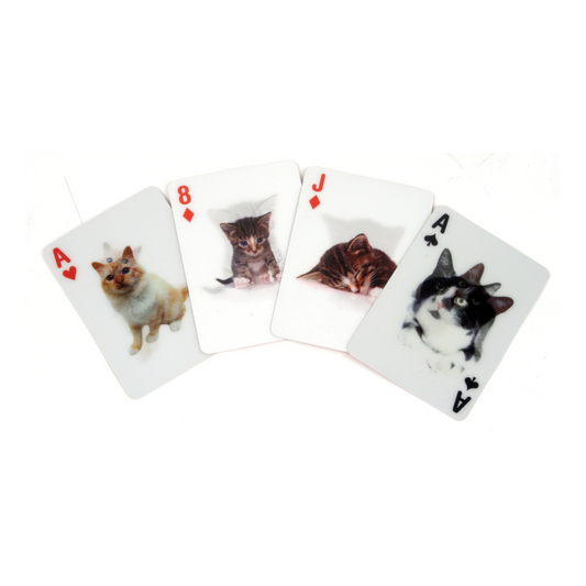 Playing Cards Cat 3D - Kikkerland