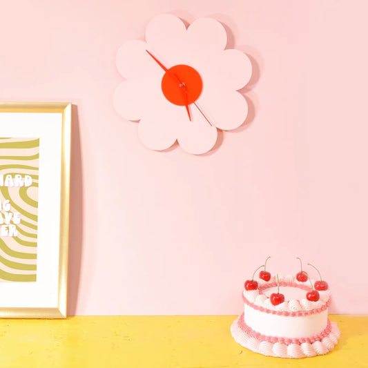 Clock Flower - Flamingo Candles