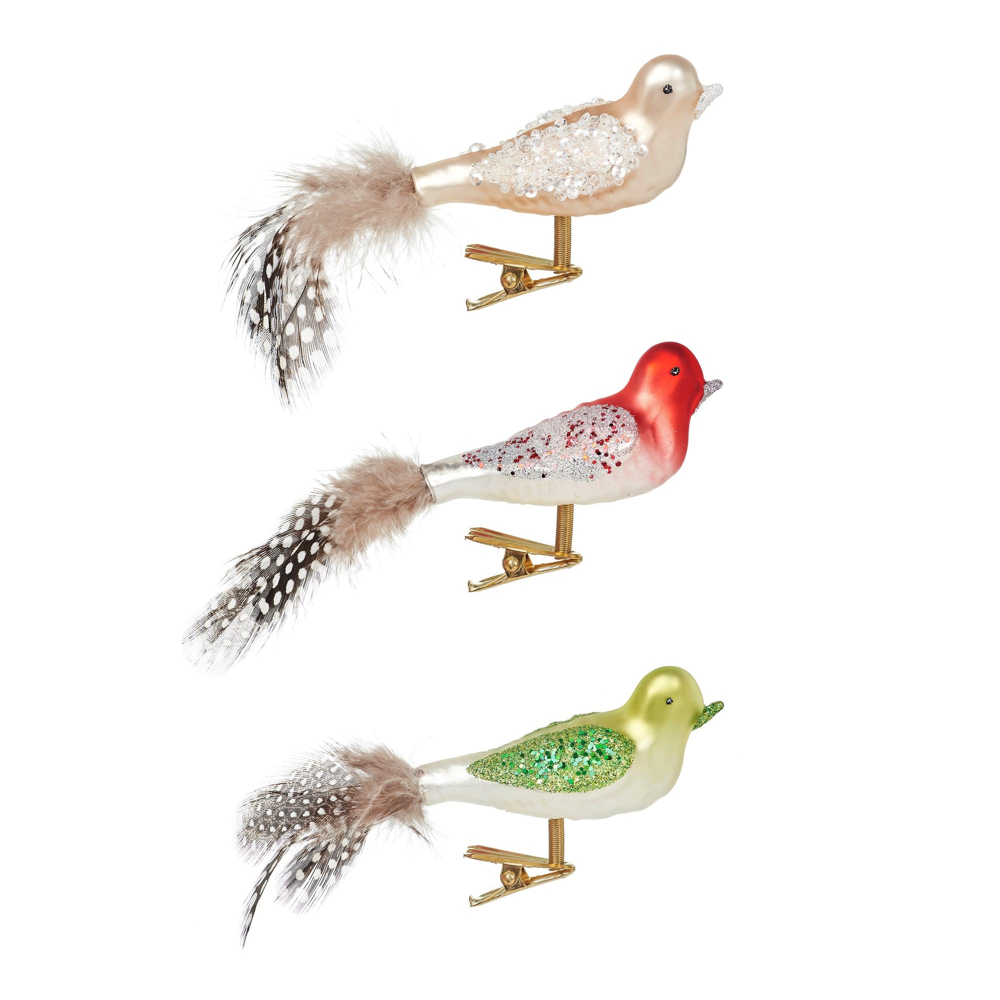 Kerst Ornamentenset Birds - Sass & Belle