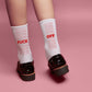 Sokken F#ck Off Wit/Rood - Fisura
