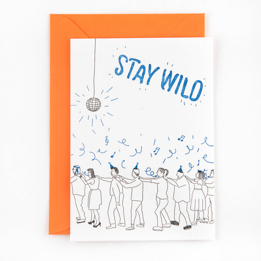 Card Stay Wild - Studio Flash