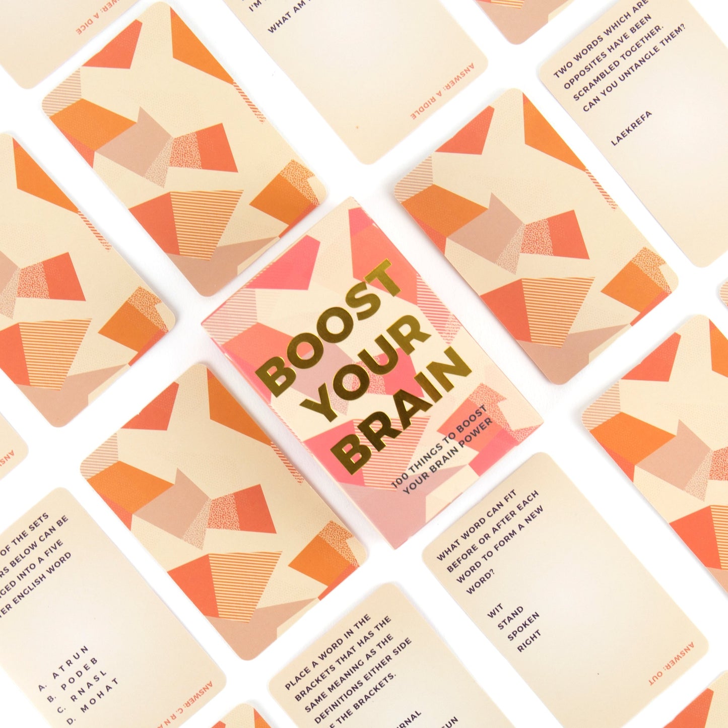 Boost Your Brain Cards - Gift Republic